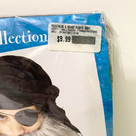California Costume Collection Pirate Beard and Moustache Halloween - Picture 2 of 10